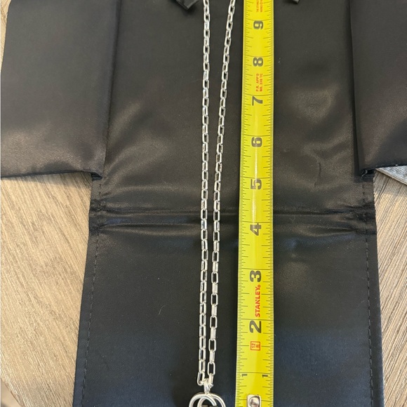 Gucci SV925 Interlocking GG Heavy Chain Pendant Necklace w/dust bag and box - Picture 4 of 8